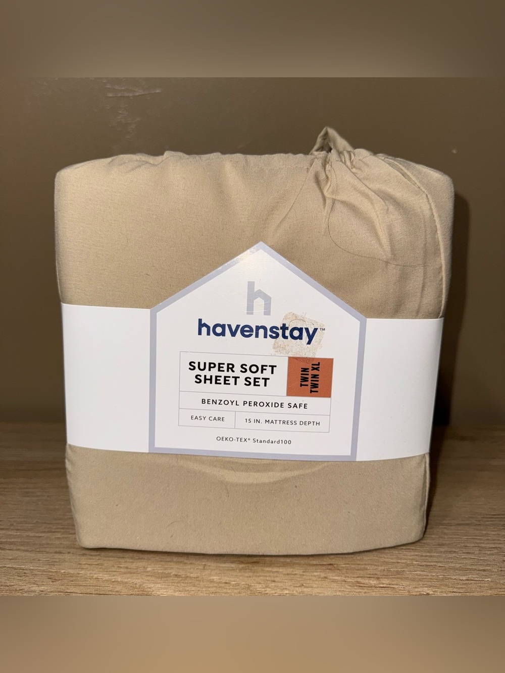 NEW HAVENSTAY Super Soft Sheet Set. Twin-Twin XL.